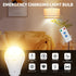 Rechargeable Light Bulbs with Remote Control, 2200mAh Battery Emergency Light Bulb for Power Outage and Camping Outdoor with Remote Control, Dimma...