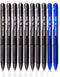 Vitoler Pens,Erasable Pens Black & Blue Gel Pens,0.7mm Fine Point Writing Pens,Black and Blue Pens for School Supplies,Retractable Gel Ink Pens fo...