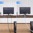AGPTEK Cable Sleeve Cover, 10ft - 1.5 inch Cord Management Wire Organizer Under Desk, Home Office Computer Wire Cover Hider Cord Protector, Protec...