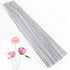 100 Pcs Floral Stems Wire for Paper Flower,14 Inch 18 Gauge White Paper Wrapped Floral stem Wire,White Crafts Floral Stems Wire Supplies for Flowe...