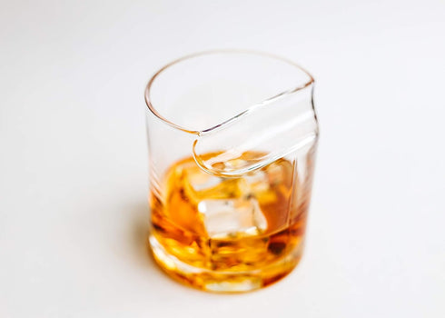 Premium Whiskey Glass and Cigar Holder - Dual-Purpose Cigar Rest. Old Fashioned Cigar Whiskey Glass with Cigar Holder, Whisky Gift for Men, Father...