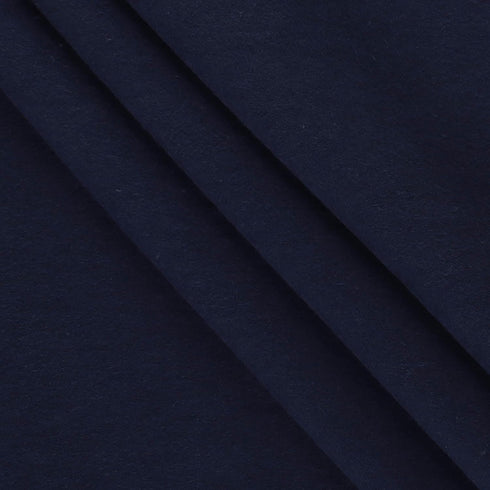 Mook Fabrics Flannel Snuggle Solid, Navy Cut by The Yard...