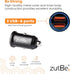 Dual USB-A 36W with one QC 3.0 Compact Metal Fast Car Charger for iPhone 14 13 12 SE 11 X 8 7 & iPad; Samsung Galaxy S20 S1 Note OnePlu, Pixe, & M...