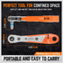 SEDY 21-Piece Mini Ratchet Driver Set, Orange, S2 Alloy Steel...