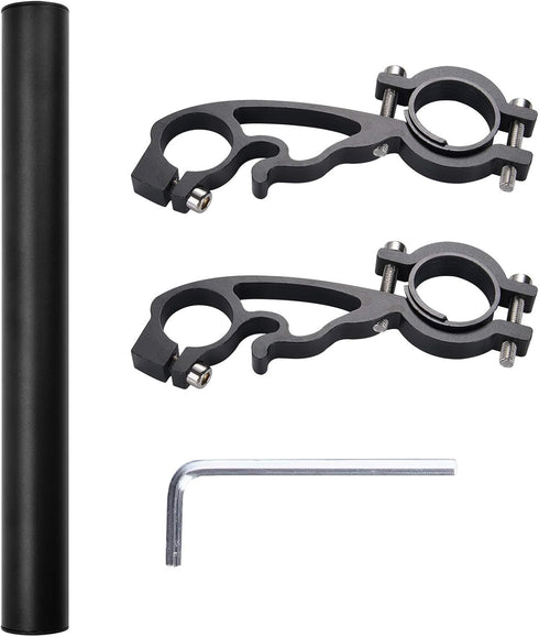 Yizhet Handlebar Extensions, Aluminum Alloy Bicycle Handlebar Extender for Holding Phone Mount Holder, Bicycle Speedometer, GPS(30cm)...