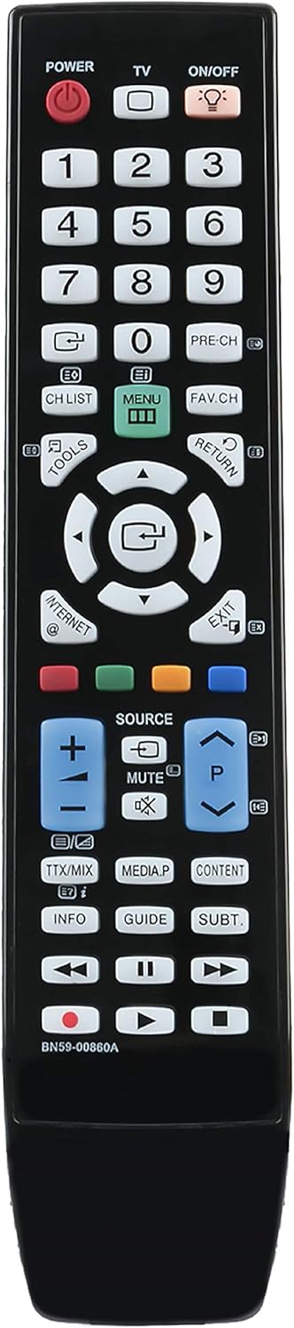BN59-00860A Replaced Remote fit for Samsung TV BN59-00937A UE46D6510 UN32EH4500 UN46ES6100F UN32EH5300 LE55B750 LE52B750 LE46B750 LE52B750u1w LE46...