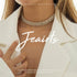 JEAIRTS Rhinestone Choker Necklace Gold Sparkly Crystal Necklaces Party Prom Neck Chain Jewelry for Women...