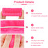 Spa Headband for Washing Face Makeup Headband Skincare Headband Face Wash Headband Rose Red Sponge Hair Band Bow Tie Head Band Wrist Bands for Was...