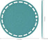 Smithcraft Trivets Mats for Hot Pots and Pans, Big Round Silicone Pot Holder Hot Pads for Hot Dishes, Mats for Countertops, Tables, Spoon Rest Sma...