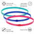 12 Pieces Thin Non-Slip Elastic Sport Headbands, Hair Bands with Non Slip Silicone Grip Exercise Hair Sweatbands for Men Women Football Basketball...