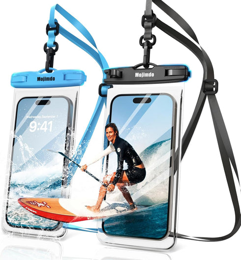Waterproof Phone Pouch, IPX8 Waterproof Phone Case with Lanyard Protector for iPhone 15 14 13 12 11 Pro Max XR XS 8 7 Plus Samsung Galaxy, Cellpho...