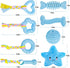 Puppy Toys, 8 Pack Puppy Chew Toys for Teething, Cute Blue Small Dog Toys Set, Teething Toys for Puppies, Soft Durable Interactive Chew Toy for Sm...