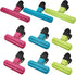 Chip Bag Clips 9pcs Air Tight, Heavy Duty, Sturdy Plastic Clips for Food Storage Assorted Sizes Food Bag Clips for Kitchen Snacks...