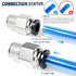 TAILONZ PNEUMATIC Male Straight 4mm Tube OD x 1/8 Inch NPT Thread Push to Connect Fittings PC4-N1 (Pack of 2)...