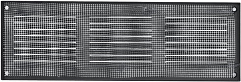 Vent Systems 12'' x 4'' Inch - Anthracite - Air Vent Cover Metal Air Return Grill with Built in Pest Guard Screen HVAC Vent Cover for Home Improve...