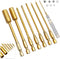 Titanium RC Hex Bits Set 1.5/2.0/2.5/3.0mm Allen Wrench Keys M4 Lock Nuts Driver, Phillips Bit for RC Hex Head Screws Compatible with 1/4" Drive D...
