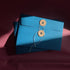 15 Kraft Paper Envelopes Brown Folders Greeting Card/Document/File Envelopes Beautiful Craft Envelopes with Button & String Tie Closure, Blue, 6.7...