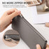 BEZOX Makeup Brush Holder - Stylish Silicone Make Up Brushes Case Organizer, Zipper Cosmetic Brush Bag Pouch for Travel - Light Brown...