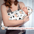 Cute Cow Print Swaddle Blanket Hat Set for Boys Girls, Soft Cow Newborn Sleeping Sack Receiving Blanket Shower Gift...