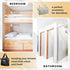 2 Pcs Bedside Caddy Storage Organizer, Hanging Mesh Bag with Pockets for Dorm Bedside Holder Storage Basket for College Bathroom Dorm Rooms Hospit...