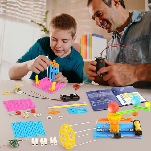 STEM Science Kits for Kids Age 8-12, STEM Toys for Boys Crafts 8-10, Science Activities Experiments, Engineering Projects Activity Robot Building ...