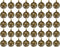 Semetall 80pcs Pendant Trays Kit,40pcs 25mm Blank Pendant Trays with 40pcs Glass Cabochon for Photo Pendant DIY Crafts Jewelry Making (Bronze)...