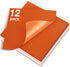 HTVRONT Orange Permanent Vinyl - 12 Pack for Cutting Machine - 10 Sheets 12" x 12"& 2 Transfer Tape Sheets - Glossy...