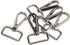 15 Pcs D Ring Swivel Lobster Claw Clasp, Push Gate Snap Hooks Trigger Clips(Gun Black, 1 inch)...