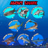 Yeonha Toys 8 Pack Shark Toys with Educational Booklet, Soft Plastic Realistic Shark Figure Set for Kid, Ocean Sea Animal Party Favor, Pool Bath T...
