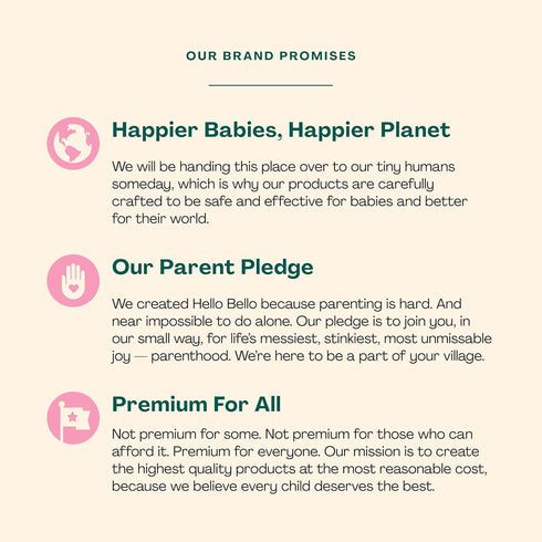 Hello Bello Watermelon Shampoo & Body Wash - Tear-Free, Hypoallergenic, Dermatologist & Pediatrician Tested, Plant Based Formula for Babies and Ki...