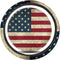 Vintage American Flag Steering Wheel Cover with 2 Pieces Car Coasters Stretch Cushion Cover Car Accessories Set...