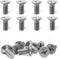 8Pack Stainless Steel Brake Disc Rotor Screws, Stainless Steel Retaining Screws for Front and Rear by Mission Automotive, Compatible with for Hond...