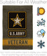 Breeze Decor US Army Veteran Garden Flag Armed Forces Rangers United State American Military Retire Official House Banner Small Yard Gift Double-S...