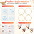 Unittype 4 Set Embroidery Kit for Adults Book Lovers, DIY Cross Stitch Kit with Bamboo Hoops, Needles, Threads, Instructions...