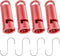 4Pack Garage Storage Hooks Attachment Compatible with Milwaukee M18 Fuel Quik-Lok, for garages, basements, backyards, cars, houses, storage rooms,...