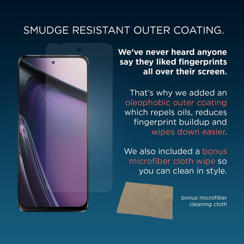 Motorola Essentials Moto G Stylus 5G (2023) Screen Protector- Strong 9H Tempered Glass, Anti Fingerprints, Anti Scratch, Anti Smudge......