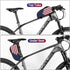 Bike Top Tube Bag Bicycle Front Frame Bag Biking Accessories Cycling Bag American Flag Print Bike Pouch for Mountain Bike Road Bicycles...