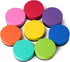 48 Pack Magnetic Whiteboard Dry Eraser Chalkboard Cleansers for Classroom, Home and Office (Round, 8 Color)...