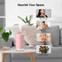 Portable Mini Humidifier, Small Cool Mist Humidifiers 350ml Quiet USB Personal Desktop Air Humidifier for Bedroom Home Plants Car Baby indoor Offi...