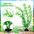 Green Fish Tank Decor Aquarium Plants, 25pcs Fish Tank Decorations Plants, Fish Tank Accessories, Aquarium Decor Artificial Plants, Small to Large...