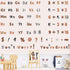 266 Pcs Animal Prints Letters Cutout Safari Classroom Decorations Letters Letter and Number Combo Pack Set for Kids Bulletin Board Display Home Sc...