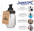 Jarmazing Products Mason Jar Foaming Soap Dispenser - Black - with 16 Ounce Ball Mason Jar - One Pack!...