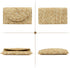 Freie Liebe Straw Clutch Bag for Women Summer Clutch Purses Beach Envelope Wallet Woven Handbags...