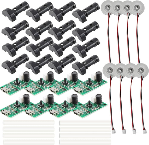 8 Pcs Atomization Disc, DC 5V USB Humidifieration Atomization Disc Mirco Interface, Atomization Disc Mist Maker, Atomization Module with Timing Sw...