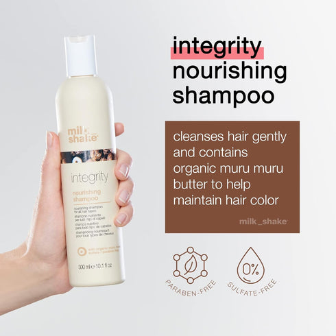 milk_shake Integrity Nourishing Shampoo - Anti Frizz Shampoo With Muru Muru Butter - Paraben And Sulfate Free, 1.7 Fl Oz...
