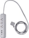 Globe Electric Designer Series 6-ft 3-Outlet USB Surge Protector Power Strip, 2x USB-A Ports, 1x USB-C Port, Right Angle Plug, Gray, 78551...