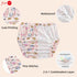 Joyo roy 4Pcs Plastic Diaper Covers for Girls Plastic Underwear for Potty Training Underwear for Girls Toddler Rubber Pants for Babies and Toddler...