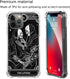 The Lovers Tarot Card Skull Black Case Compatible with iPhone 15 Pro, Trippy Psychedelic Aesthetic Tarot Card Cool Skeleton Case for iPhone 15 Pro...