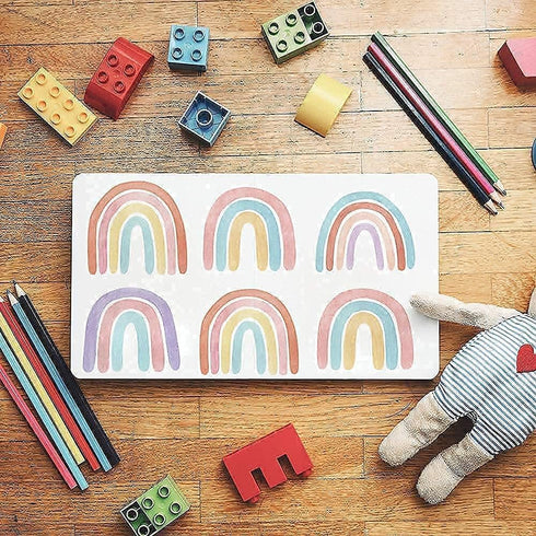 Rainbow Wall Decals for Girl Bedroom Kids Room Decor, Peel and Stick Wallpaper Rainbow Wall Stickers Mural Vinyl 36 Pcs...