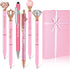 6 Pcs Fancy Pens for Women Crystal Diamond Pen for Journaling Pretty Glitter Pens Cute Inspirational Gifts for Girls School Office(Pink)...